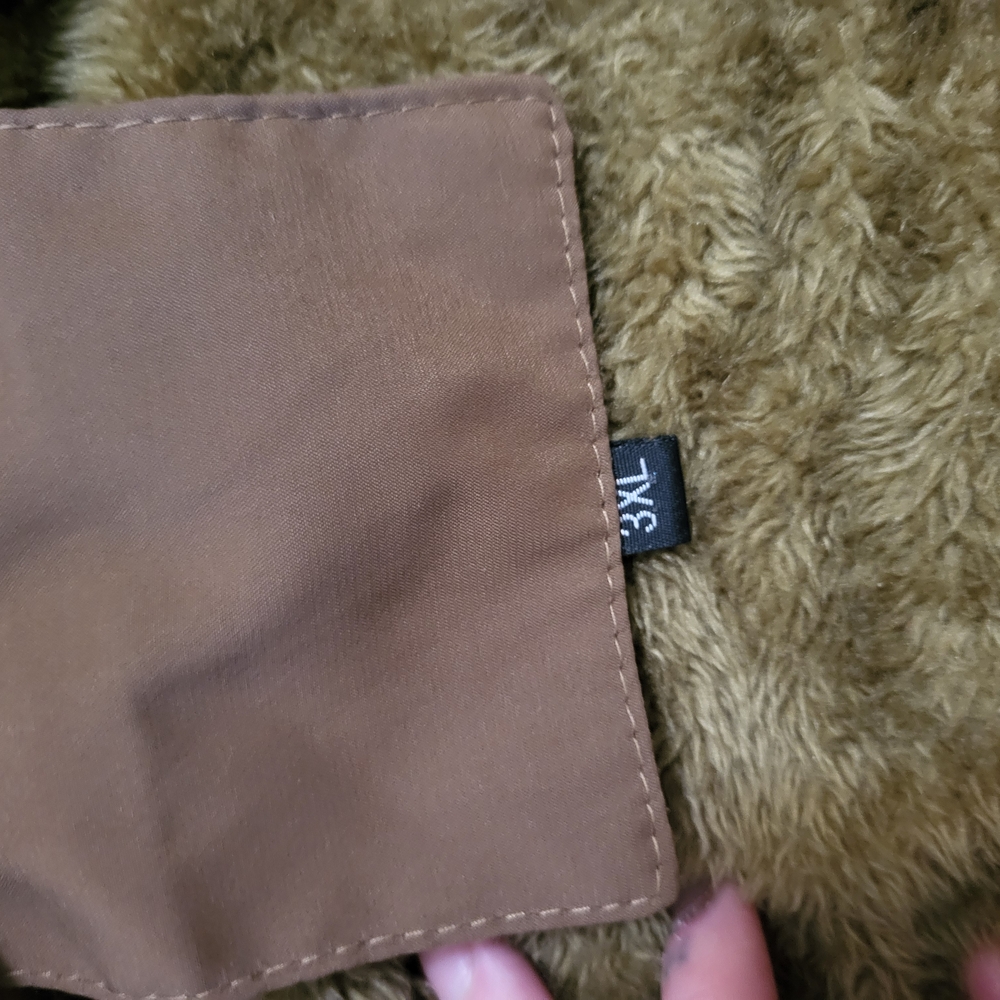 Brown Faux Fur Throw Blanket